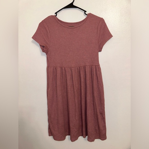 Wild Fable Mauve Waffle Knit Dress - Picture 3 of 6